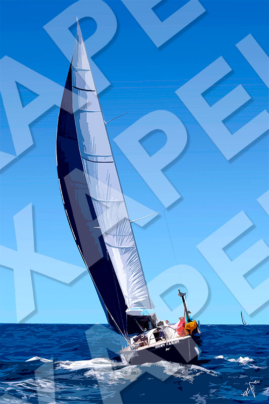 Un barco velero en un día abierto